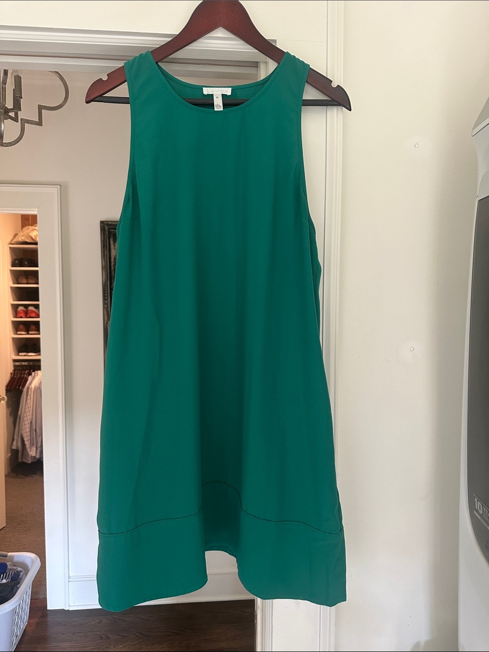 Leith Green Racerback Dress